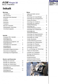 RIS Reparaturanleitung AMG Scooter Firejet 50 Antrieb und Motor