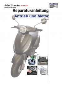 Reparaturanleitung RIS, AGM Scooters Icon 50, 4T, Antrieb und Motor