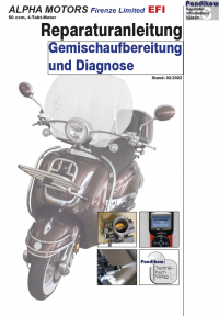 Reparaturanleitung RIS, Alpha Motors Firenze Limited 50 EFI, 4T, Gemischaufbereitung und Diagnose