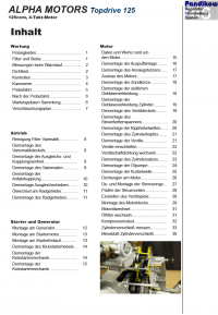 Reparaturanleitung RIS, Alpha Motors Topdrive 125, Antrieb und Motor