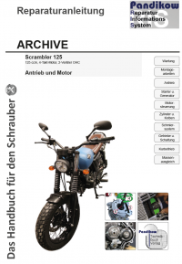 Reparaturanleitung RIS, ARCHIVE Scrambler 125, 4T, Antrieb und Motor