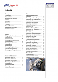 Reparaturanleitung RIS, ATU Cruzer 50, 4T, Antrieb und Motor