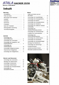 Reparaturanleitung RIS  Atala Hacker 50 Antrieb und Motor