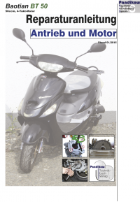 Reparaturanleitung RIS Baotian BT 50 4T Antrieb und Motor