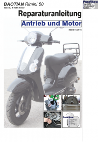 RIS Reparaturanleitung Baotian Rimini 50 Antrieb und Motor