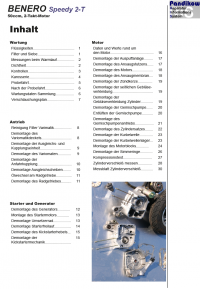 Reparaturanleitung RIS, Benero Speedy 50, 2T, Antrieb und Motor