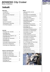 RIS Reparaturanleitung Benneng City Cruiser 50 Antrieb und Motor