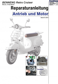 RIS Reparaturanleitung Benneng Retro Cruiser 50 Antrieb und Motor