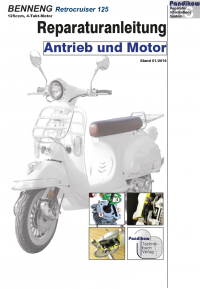 RIS Reparaturanleitung Benneng Retro Cruiser 125 Antrieb und Motor