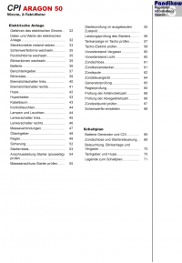 Reparaturanleitung RIS CPI Aragon 50 Gemischaufbereitung, Diagnose und Elektrik