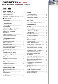 Reparaturanleitung RIS Dirtbike 50 automatische Kupplung Motor, Antrieb, Gemischbildung und Diagnose