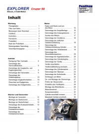 Reparaturanleitung RIS, Explorer Cruzer 50, 4T, Antrieb und Motor