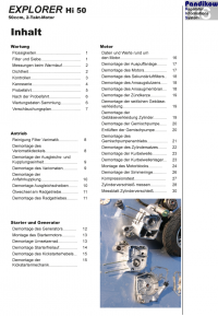 Reparaturanleitung RIS  Explorer Hi 50 Antrieb und Motor