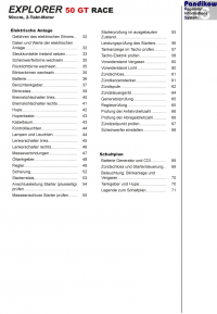 Reparaturanleitung RIS Explorer 50 GT Race Gemischaufbereitung, Diagnose und Elektrik