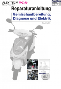 Reparaturanleitung RIS, Flex tech TVZ 50, 4T, Gemischaufbereitung, Diagnose und Elektrik