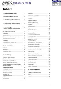 Reparaturanleitung RIS Fantic Caballero RC 80 Fahrerhandbuch