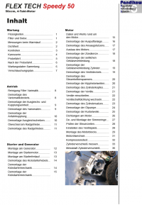 Reparaturanleitung RIS, Flex Tech Speedy 50, Antrieb und Motor