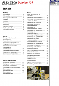 Reparaturanleitung RIS, Flex tech Dolphin 125, Antrieb und Motor