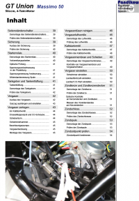 Reparaturanleitung RIS, GT UNION Massimo 50 ECS, 4T, Gemischaufbereitung und Diagnose