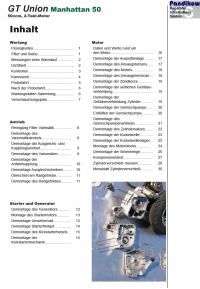 RIS Reparaturanleitung GT Union Manhattan 50 (2T) Antrieb und Motor