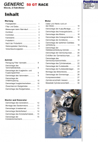 Reparaturanleitung RIS Generic 50 GT Race Antrieb und Motor