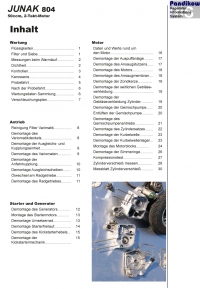 Reparaturanleitung RIS Junak 804 2T Antrieb und Motor