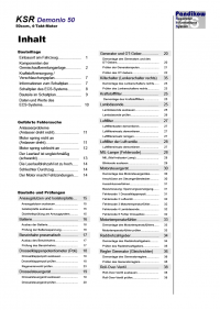Reparaturanleitung RIS, KSR Demonio, 4T, Gemischaufbereitung und Diagnose, ECS
