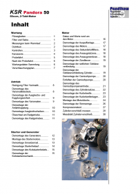 Reparaturanleitung RIS, KSR Pandora 50, 2T, Antrieb und Motor