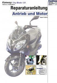 Reparaturanleitung RIS, Keeway Cityblade 125, 4T, Antrieb und Motor