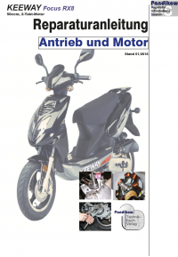 RIS Reparaturanleitung Keeway Focus RX 8 50 Antrieb und Motor