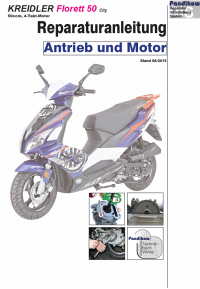 Reparaturanleitung RIS Kreidler Florett City 4T Antrieb und Motor