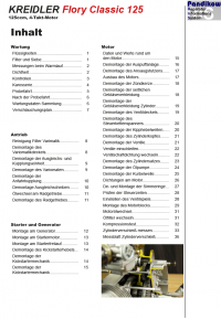 Reparaturanleitung RIS, Kreidler Flory Classic 125, Antrieb und Motor
