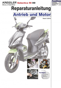 Reparaturanleitung RIS Kreidler Galactica 50 DD 2 Takt Antrieb und Motor