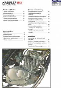 RIS Reparaturanleitung Kreidler SM 125 Antrieb und Motor