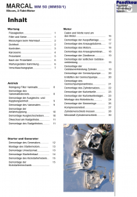 Reparaturanleitung RIS, MARCAL MM50 (MM50/1) 2T, Antrieb und Motor