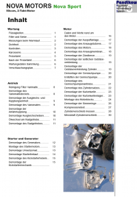 RIS Reparaturanleitung Nova Motors Sport 50 Antrieb und Motor