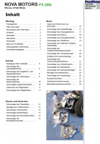 Reparaturanleitung RIS, Nova Motors F3, Antrieb und Motor