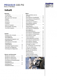 Reparaturanleitung RIS, Pegasus S50 PG, 4T, Antrieb und Motor