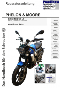 Reparaturanleitung RIS Phelon & Moore Brighton 125 LC, Antrieb und Motor
