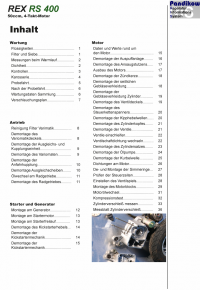 Reparaturanleitung RIS, Rex RS 400 4T, Antrieb und Motor