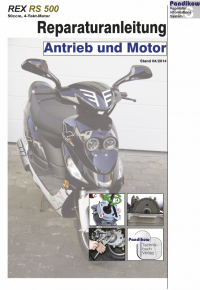 Reparaturanleitung RIS, Rex RS 500 4T, Antrieb und Motor