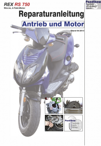 Reparaturanleitung RIS, Rex RS 750 4T, Antrieb und Motor