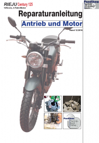 Reparaturanleitung RIS, Rieju Century 125, 4T, Antrieb und Motor