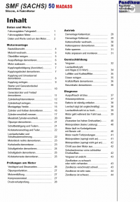 Reparaturanleitung RIS SFM (Sachs) 50 MADASS Motor, Antrieb, Gemischbildung und Diagnose