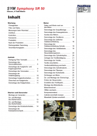 Reparaturanleitung RIS, SYM Symphony SR50, Antrieb und Motor