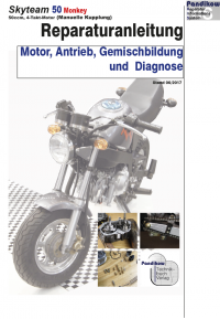 Reparaturanleitung RIS Skyteam Monkey 50, Motor, Antrieb, Gemischbildung und Diagnose