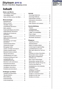 Reparaturanleitung RIS, Skyteam PBR 50 (Kupplung vorne), Motor, Antrieb, Gemischbildung und Diagnose