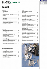 Reparaturanleitung RIS Tauris Strada 50 2T Antrieb und Motor