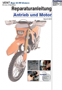 Reparaturanleitung RIS, Vent Baja 50 RR Enduro, 2T, Antrieb und Motor