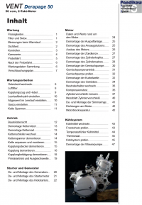 Reparaturanleitung RIS, Vent Derapage 50, 2T, Antrieb und Motor